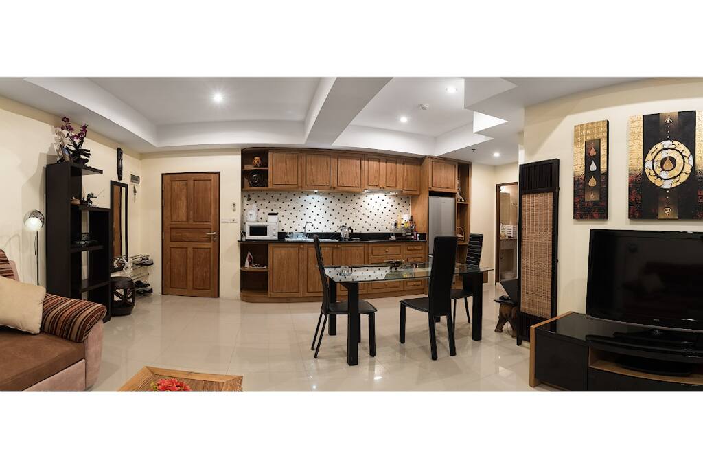 Living room and kitchen 1
