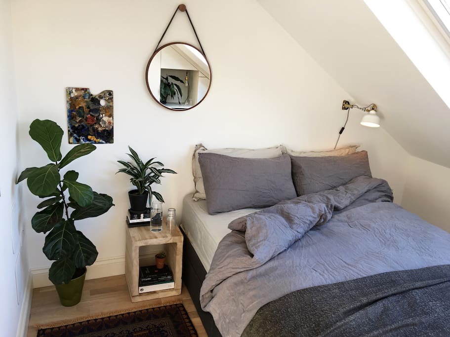 The upstairs bedroom is set up for GUESTS only, this is not my private bedroom ;)
