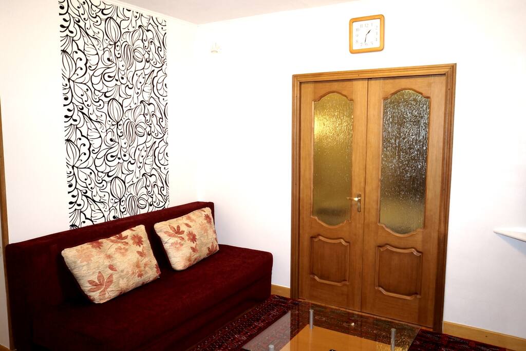 New comfortable sofa and carpet from January, 2016 .Fresh renovation was made January, 2016.