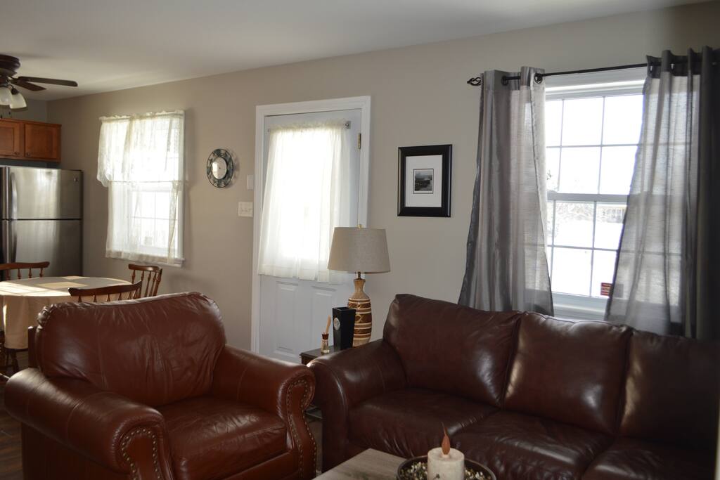 Comfy living room with TV