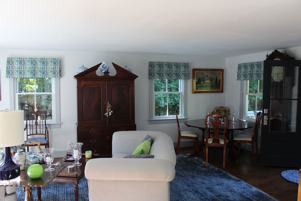 Living room with dining