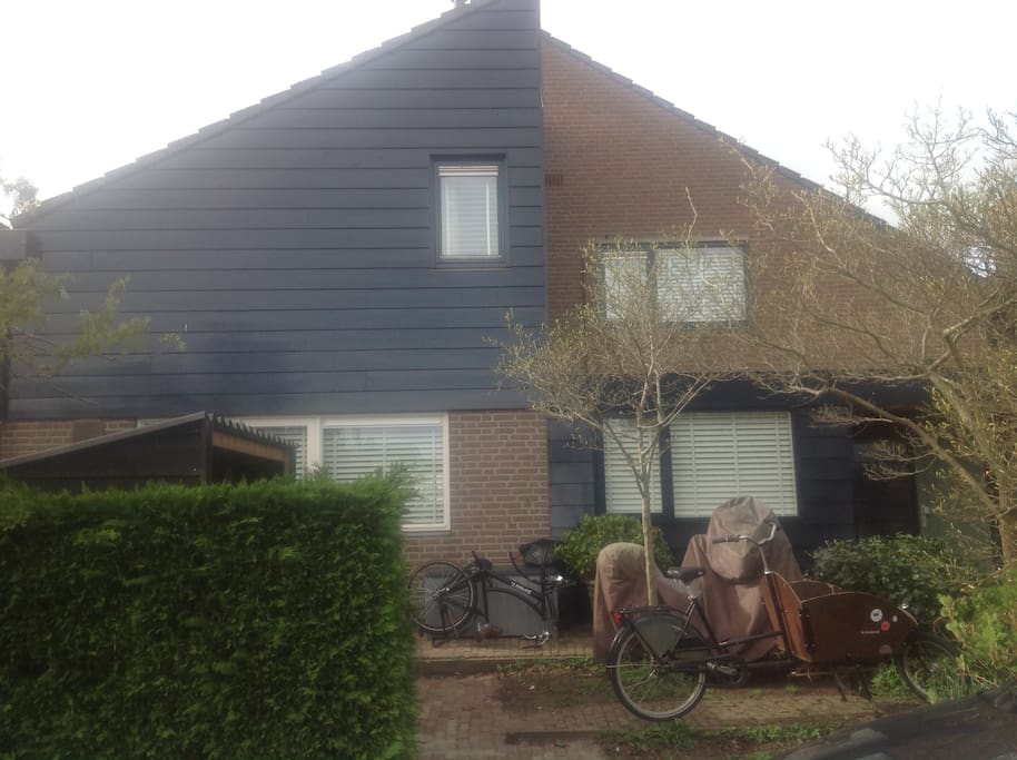The front of the house