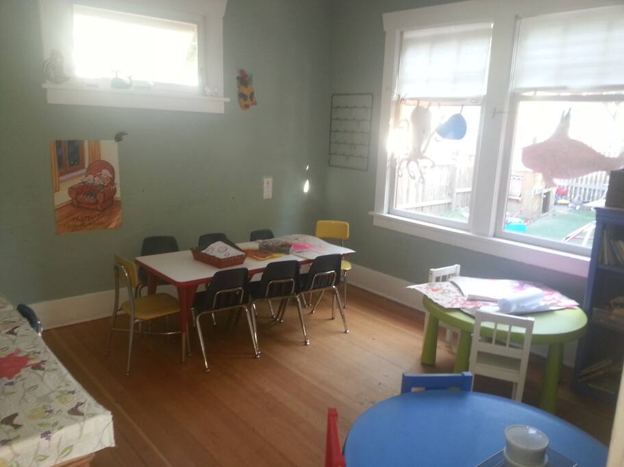 This is our art studio.