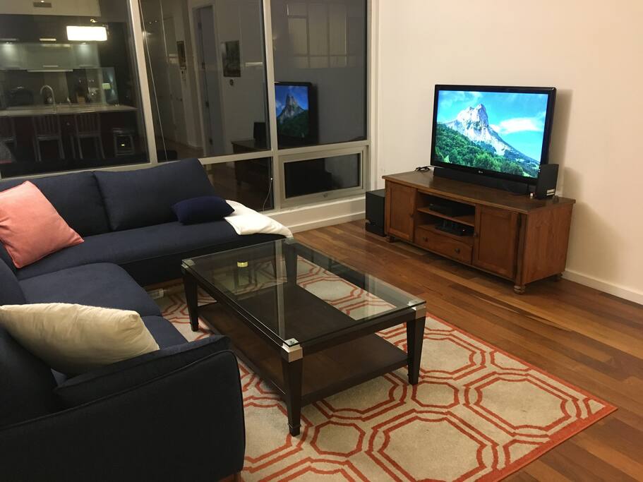 Entertainment system with music and 52" TV