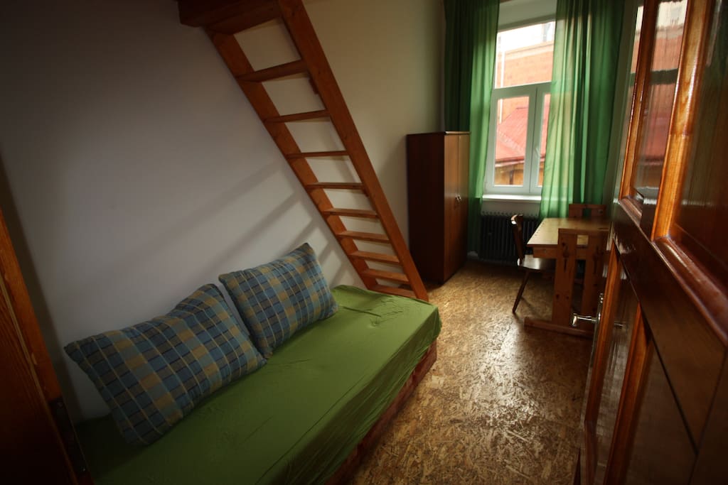 your own room with 3 beds ,wardrobe and writing table