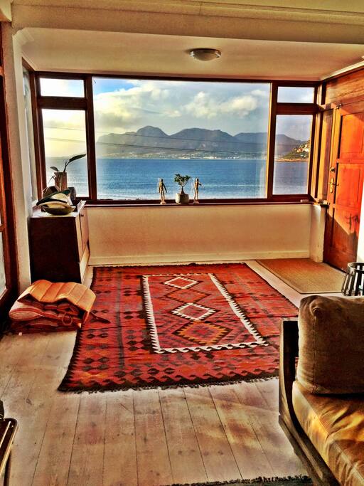 The living rooms are sea facing