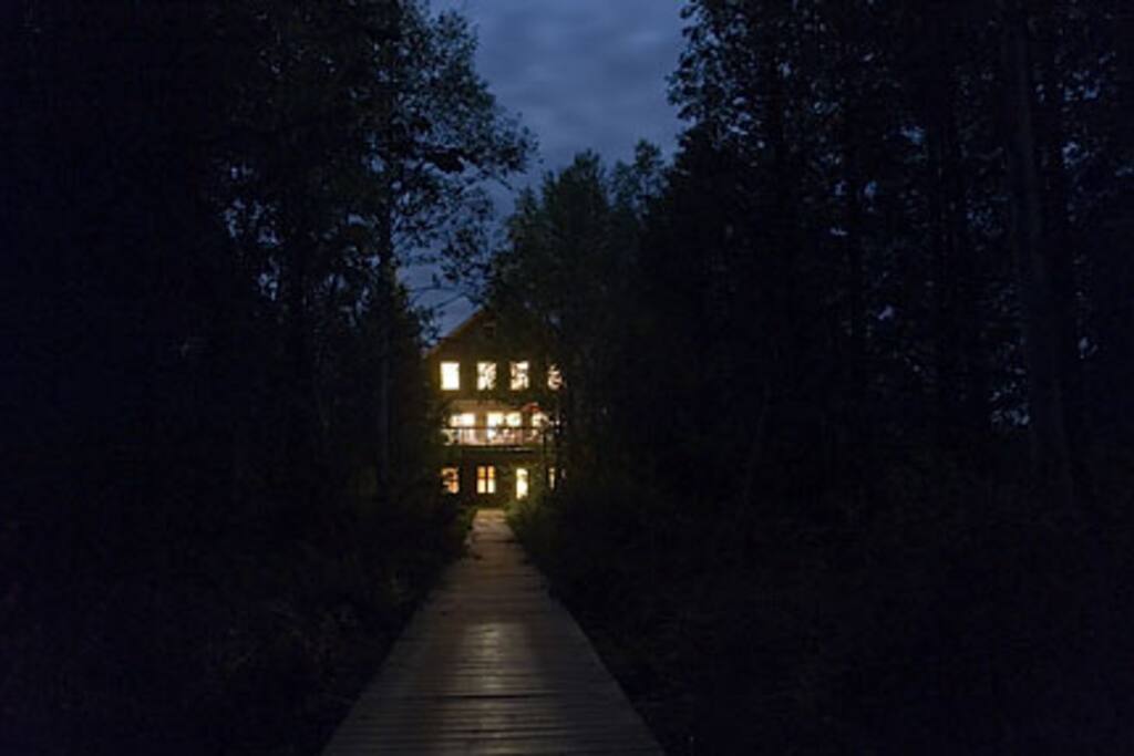 The Barn Cottage at Night