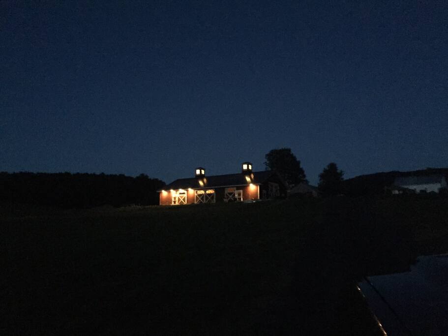Event barn located on the property.