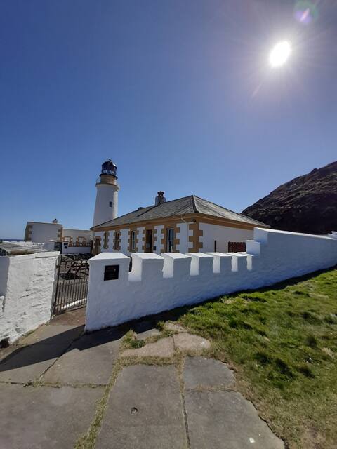 Foghorn cottage with stunning views.