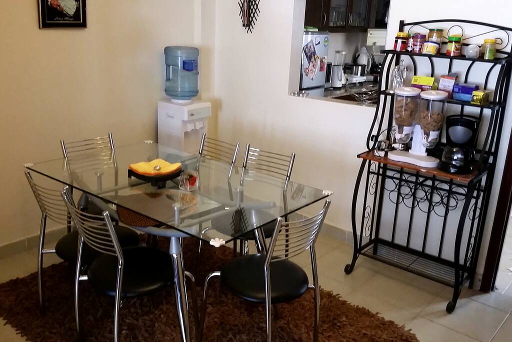 dinning area with mineral water dispenser
