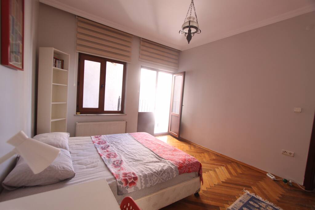 first bedroom with balcony
