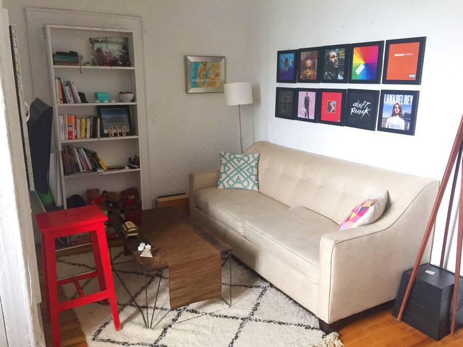 The living room
