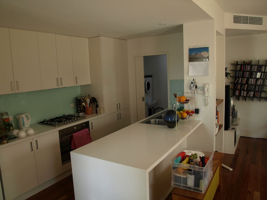 Kitchen with laundry at rear
