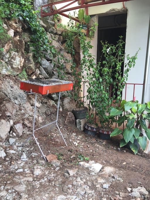 Outdoor grill area