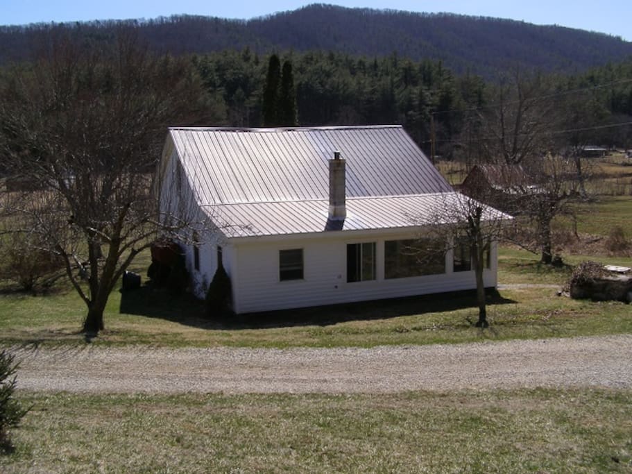Rear of house