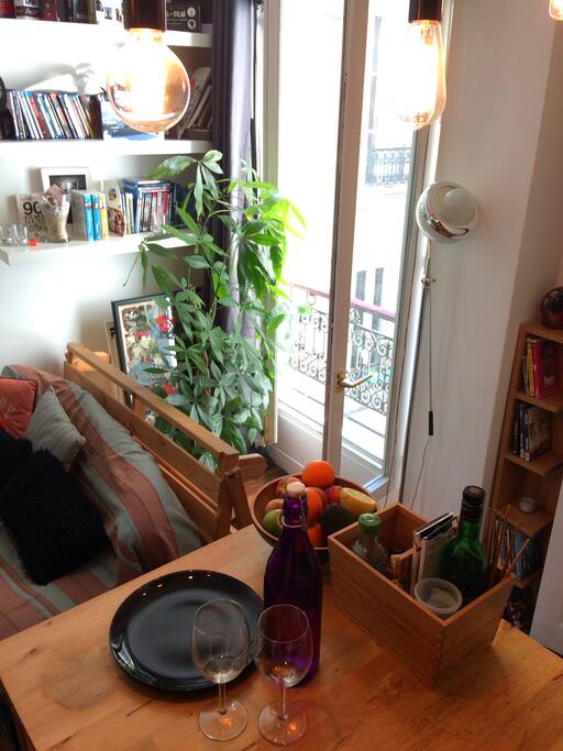 Cuisine ouverte sur salon