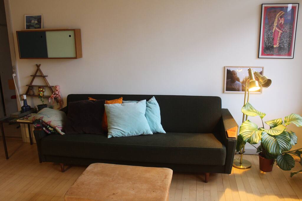 Livingroom with sofa bed