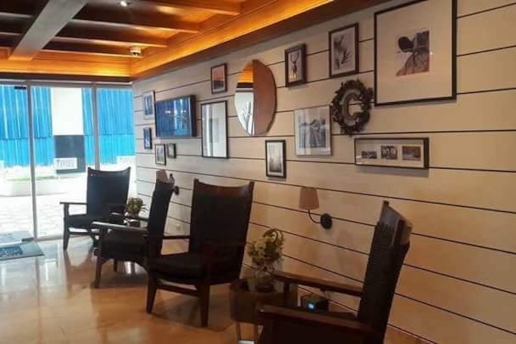 The waiting area