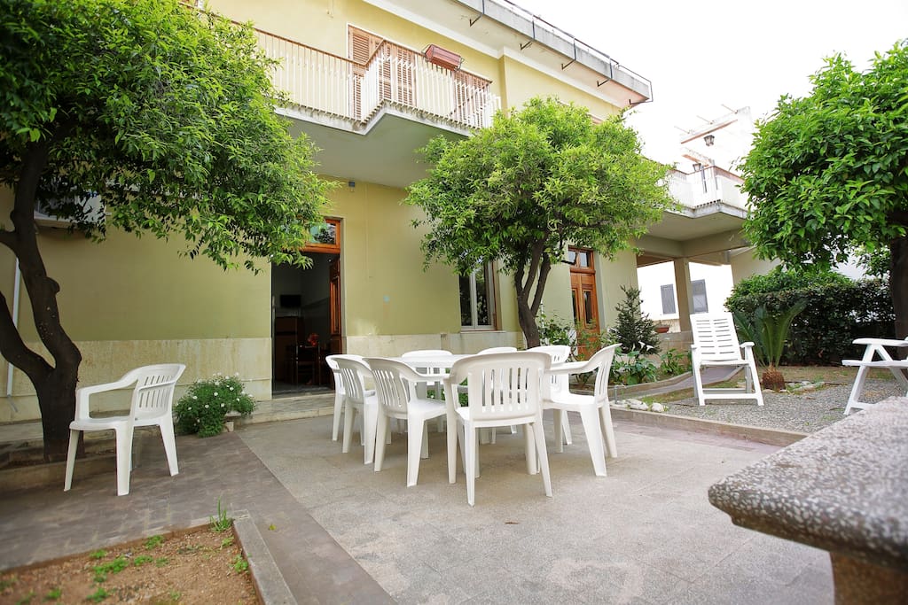 Veranda privata e giardino ad uso esclusivo