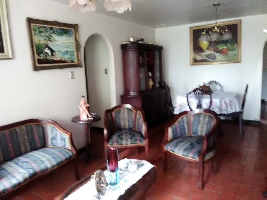 sala del apartamento donde esta la hab.