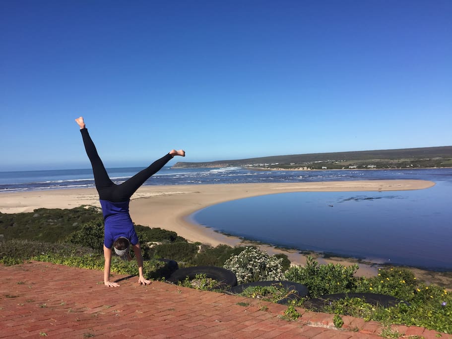 The famous Breede river mouth view at Witsand