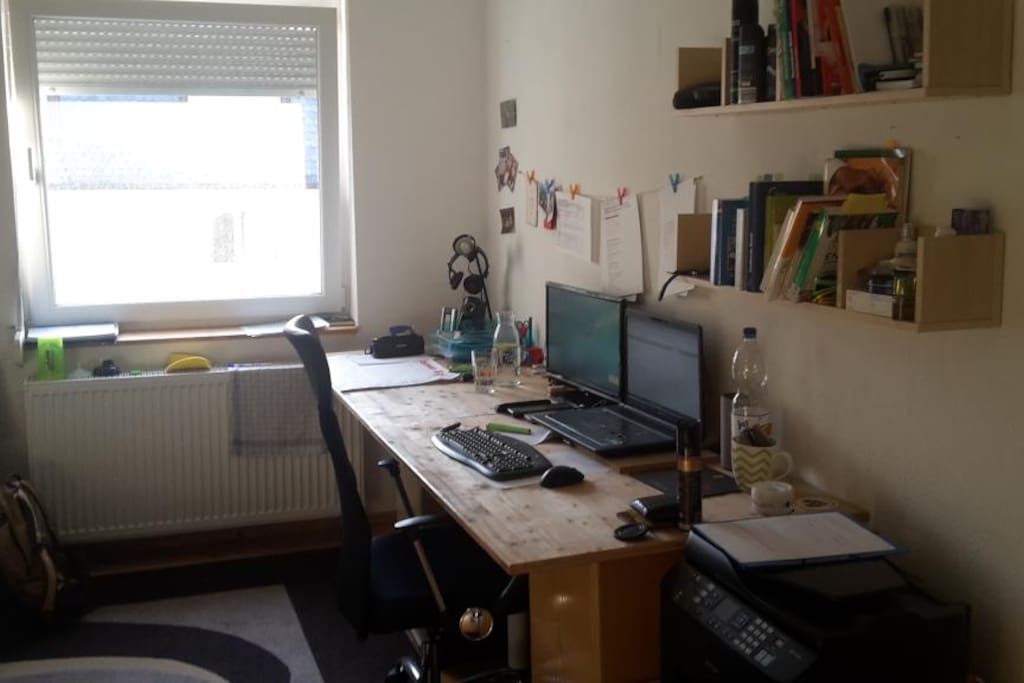 ...a huge desk for work
