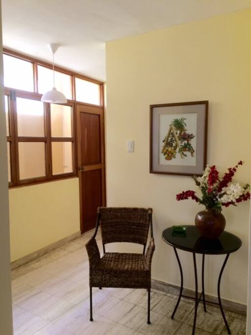 Entrada al departamento