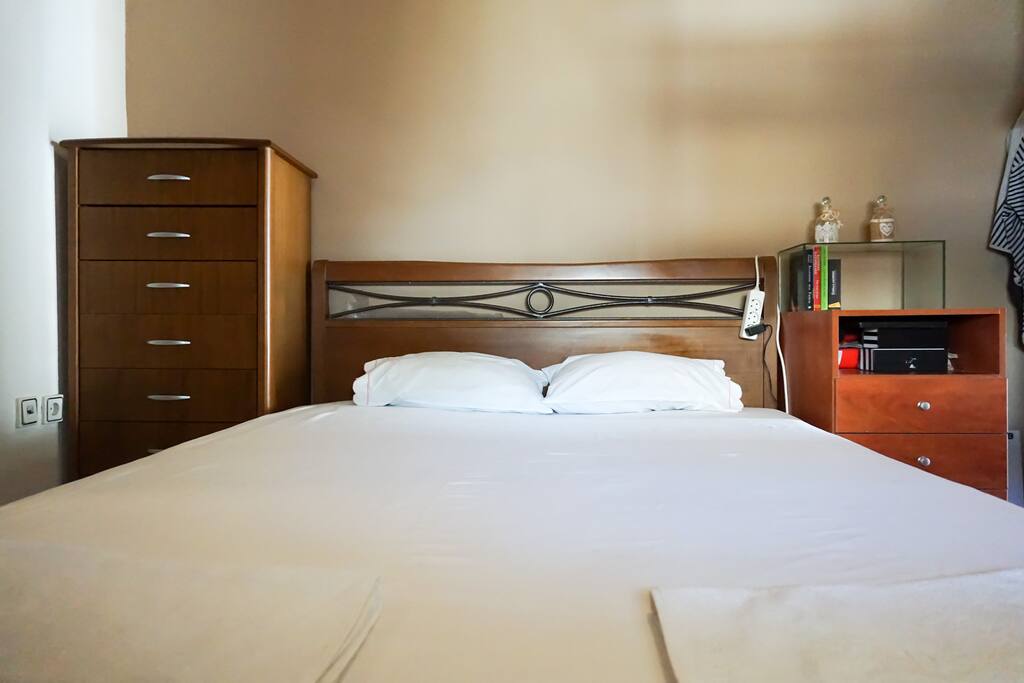 Our queen size bed in bedroom #1