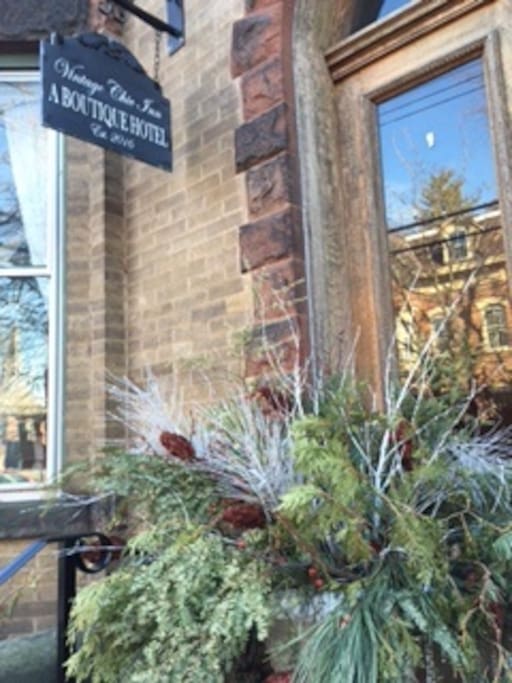 front of inn
