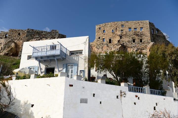 Traditional house under the castle