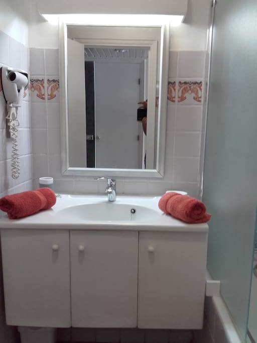 Salle de bains avec WC