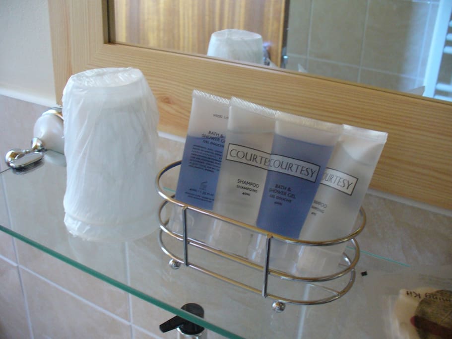 Complimentary toiletries