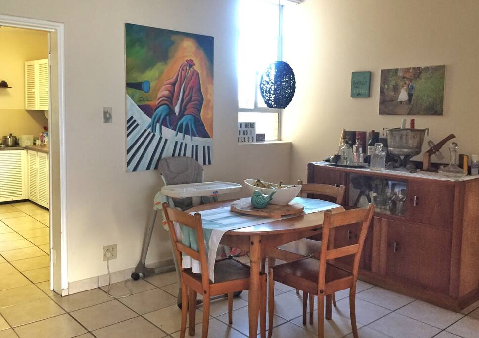 Dining room and kitchen entrance