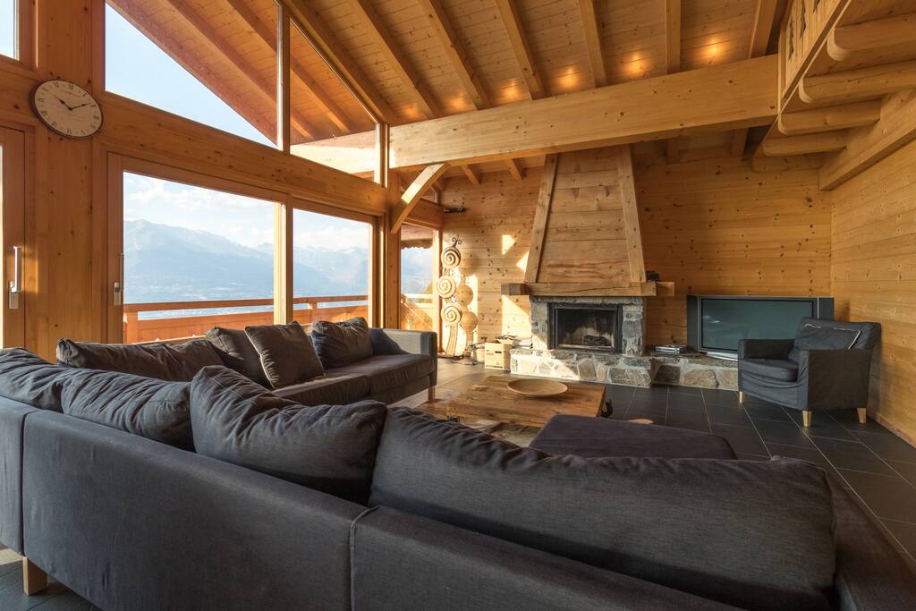 The fire place