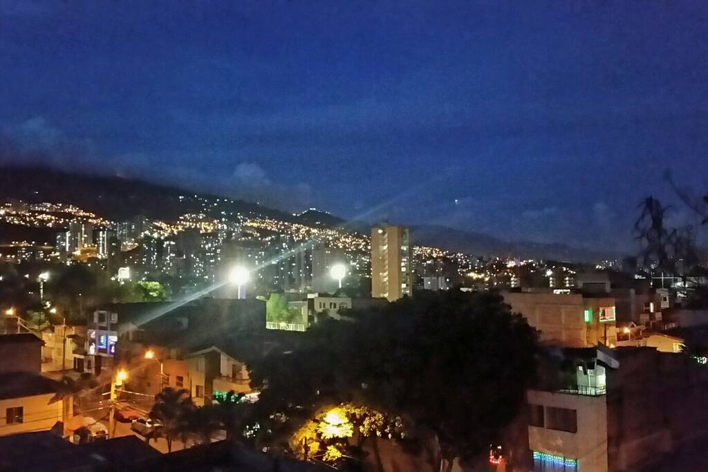 View at night