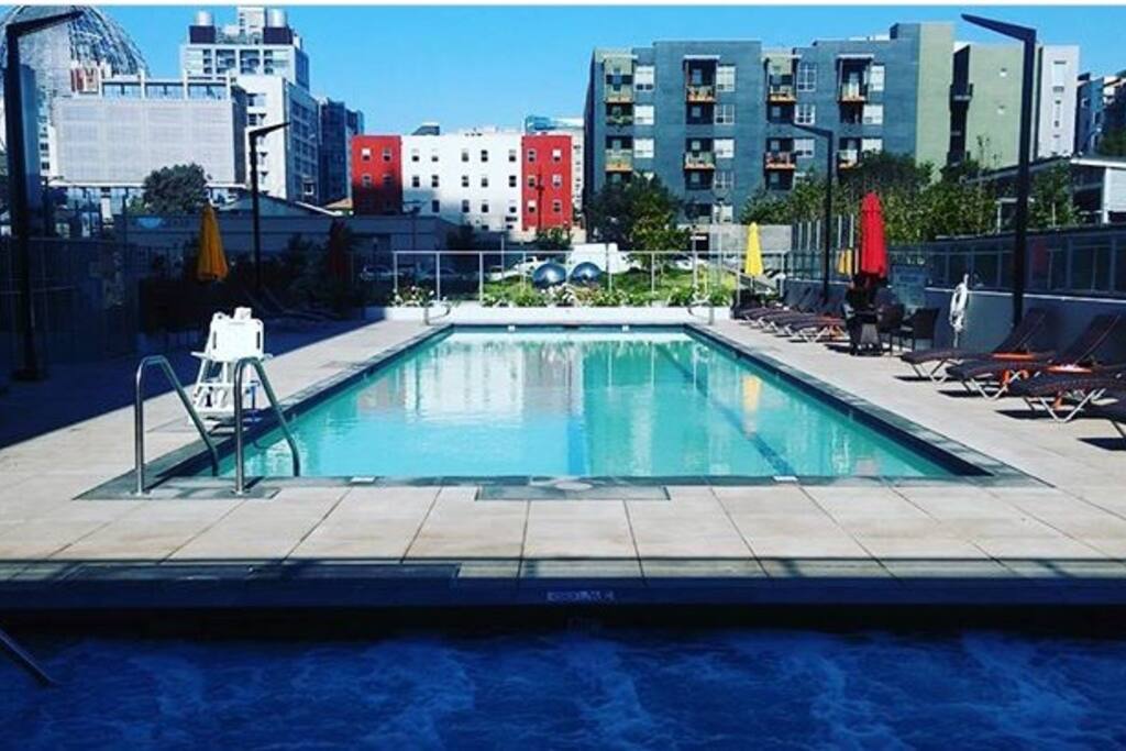 Hot tub and lap pool open from 6am-10