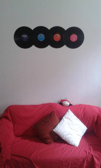 Le canap' vinyle !