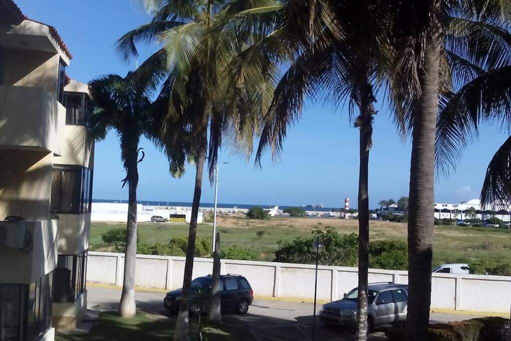 Frente hacia la playa
