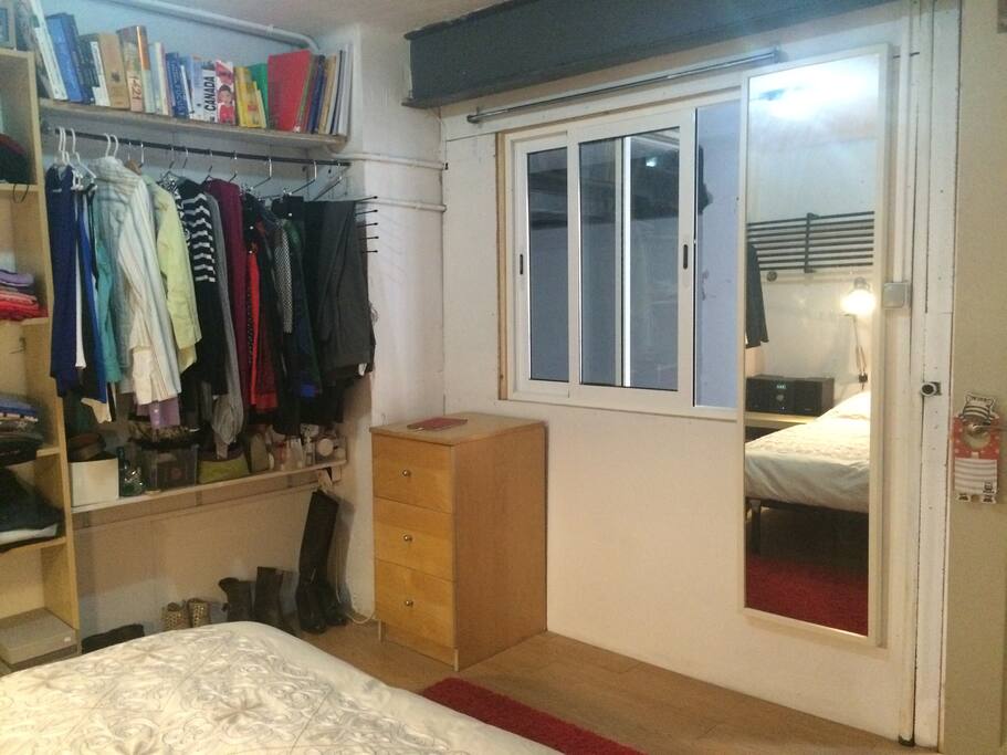 Lot of space to hang your clothes