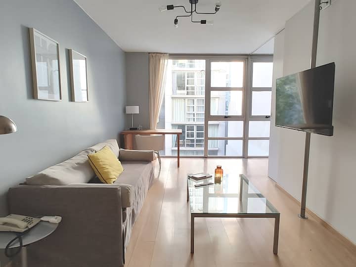 Bright one-bedroom apartment in Recoleta
