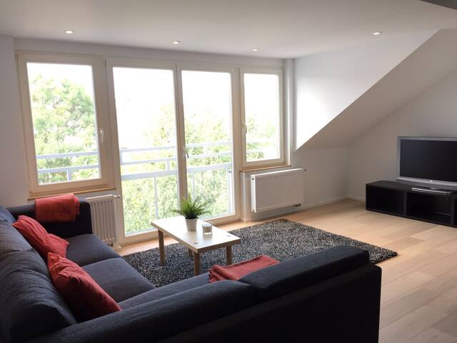 Chatelain's Cosy Penthouse with a huge terrace