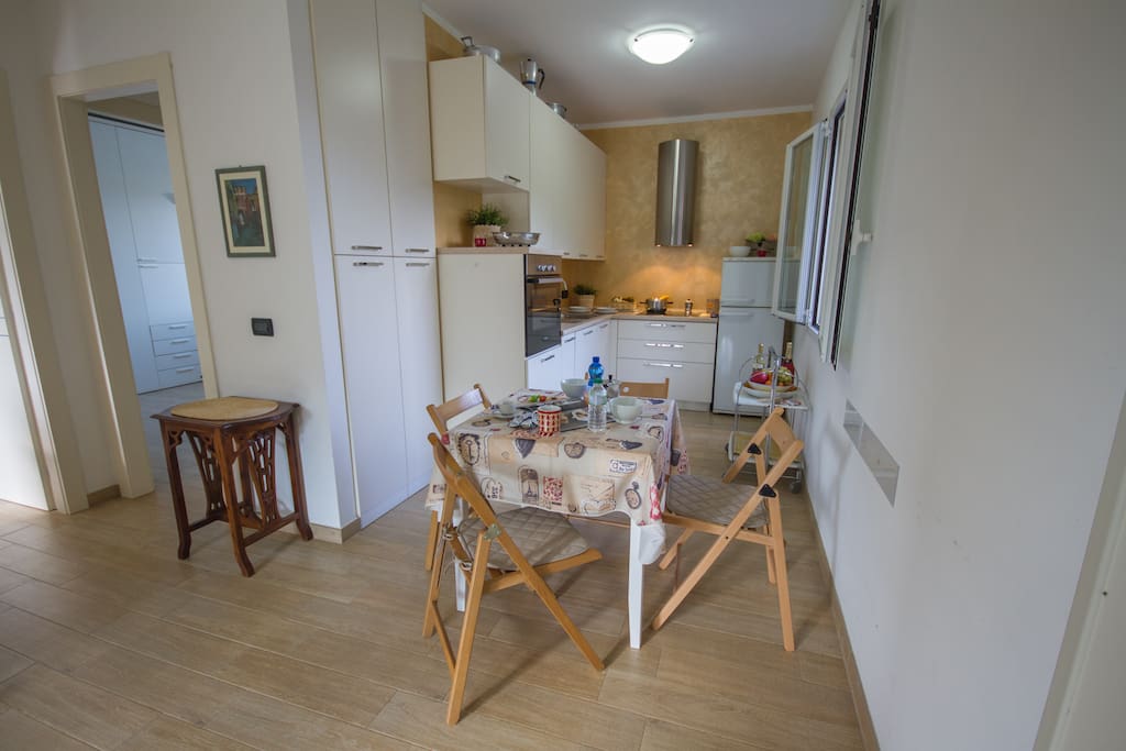 Comfortable and bright kitchen
