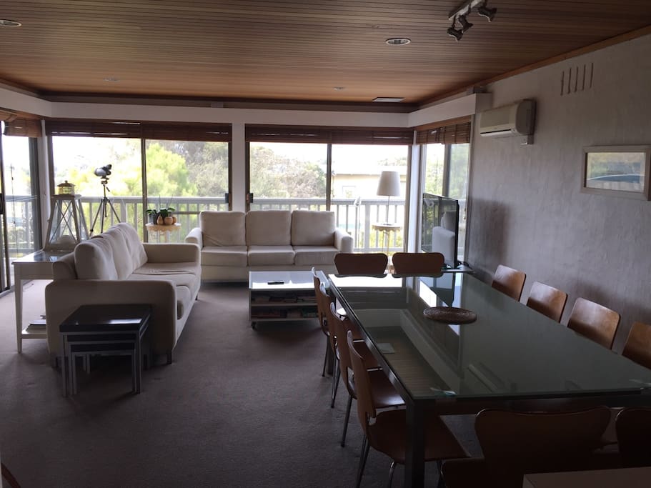Great living area with dining for 8 to 12 people