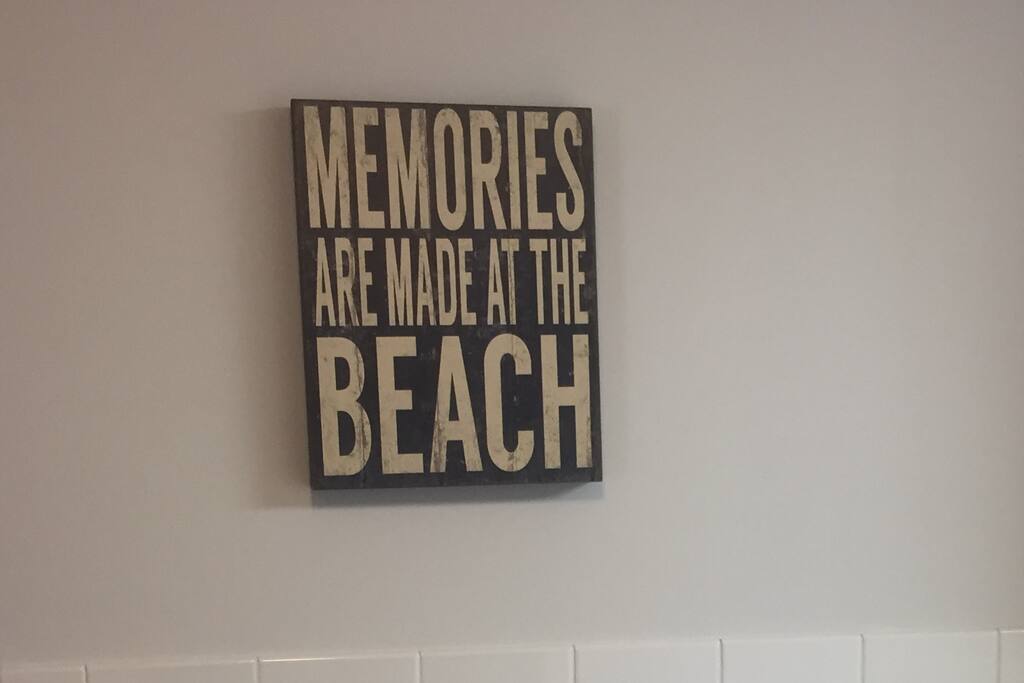 Short drive or bike to beach