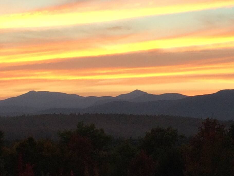 Sunset View from Deck