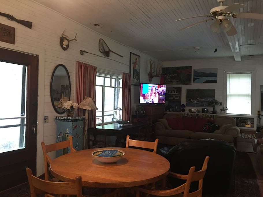 Card table. Living room