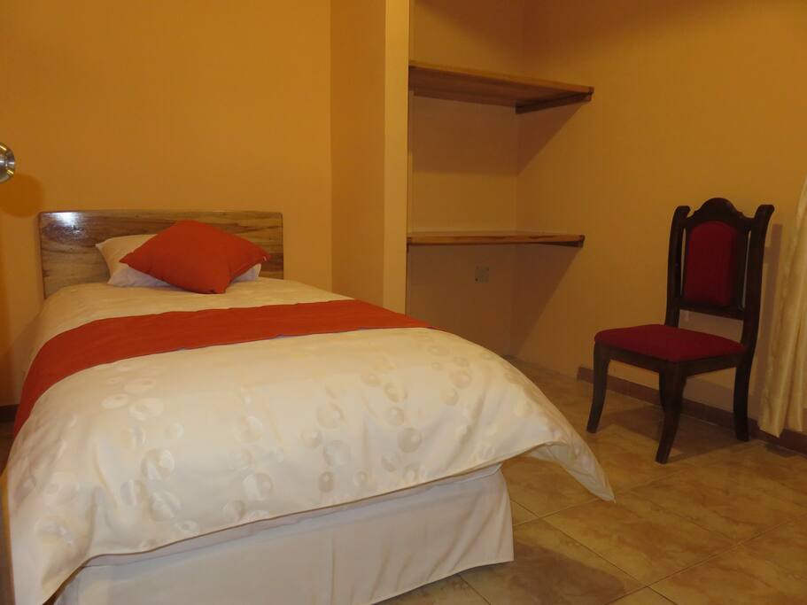 Dormitorio 3: Con una cama de plaza y media