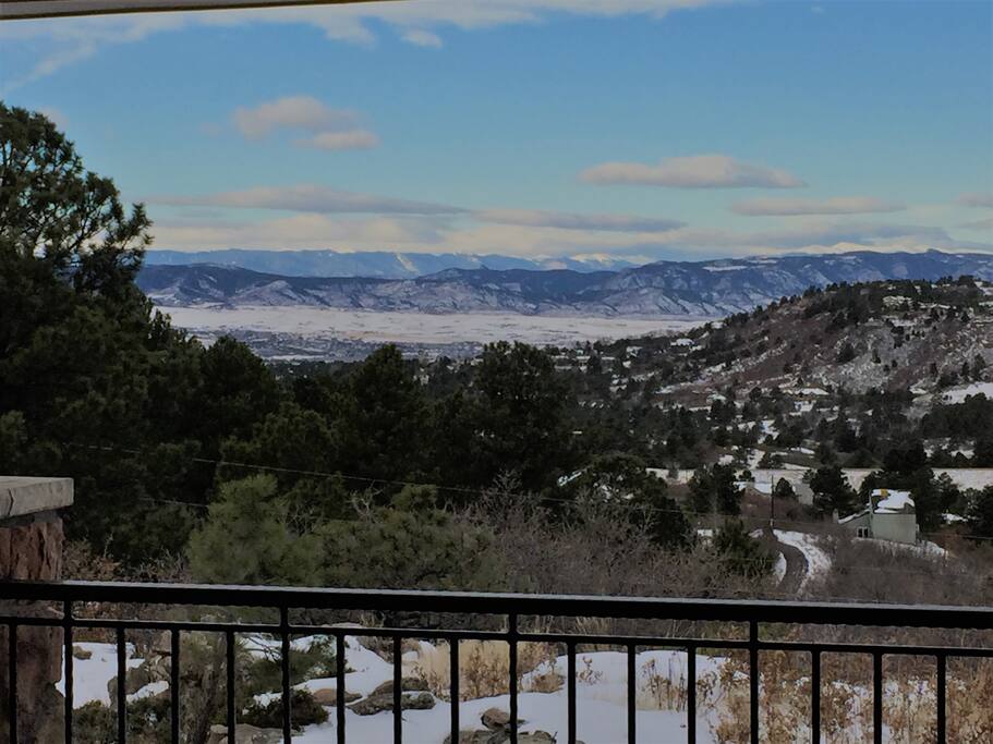 360 degree view from house on ridge, sunrise and sunset.