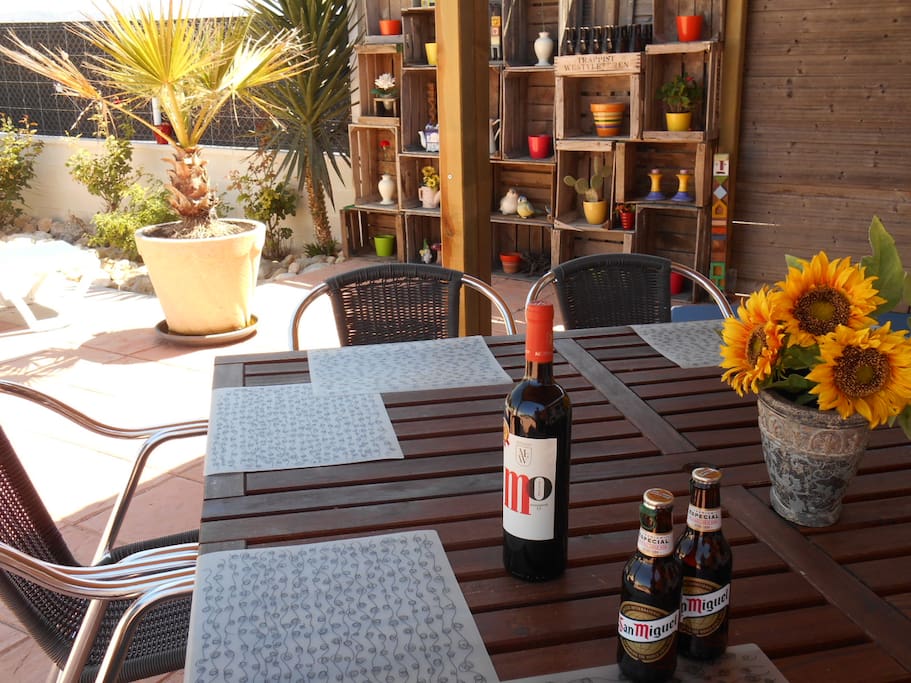 Genieten op terras