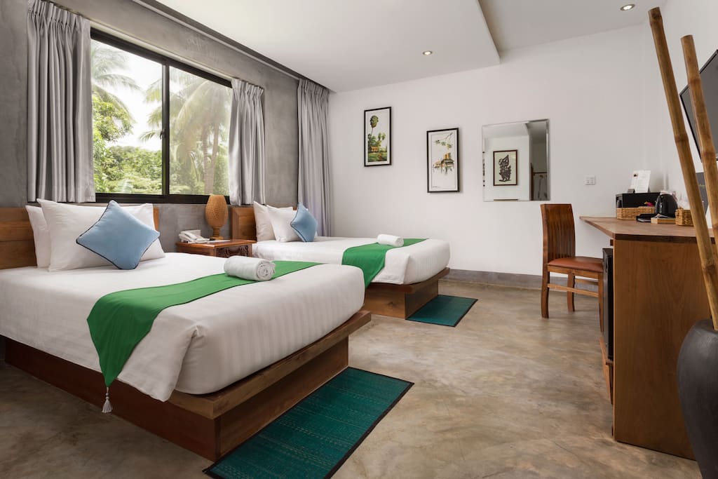 Two beds